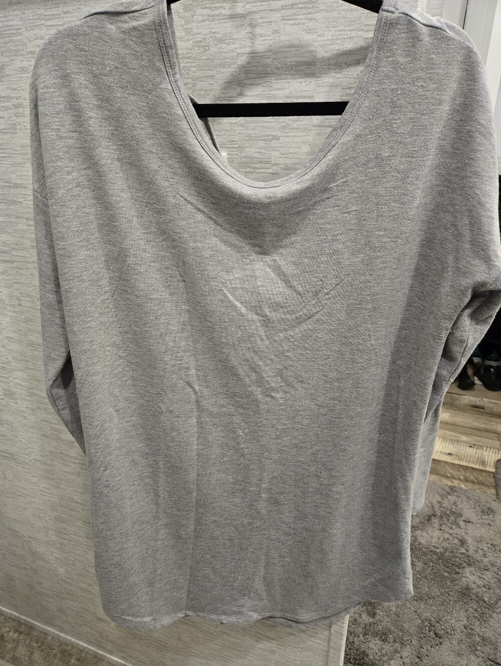 Gilligan And Omalley Light Gray Knit Top